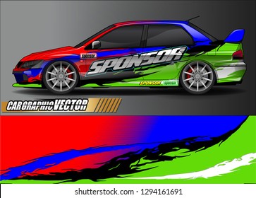 car graphic background vector. abstract race style livery design for vehicle vinyl sticker wrap 