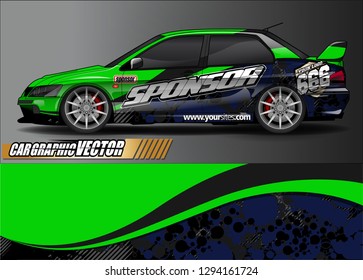 car graphic background vector. abstract race style livery design for vehicle vinyl sticker wrap 