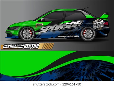 car graphic background vector. abstract race style livery design for vehicle vinyl sticker wrap 