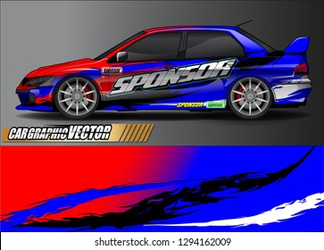 car graphic background vector. abstract race style livery design for vehicle vinyl sticker wrap 