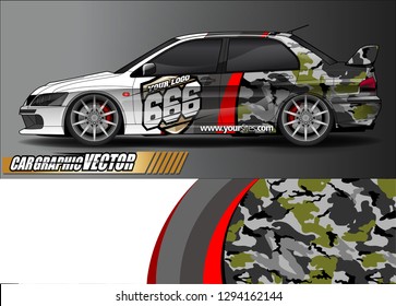 car graphic background vector. abstract race style livery design for vehicle vinyl sticker wrap 