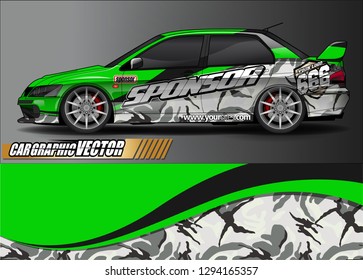 
car graphic background vector. abstract race style livery design for vehicle vinyl sticker wrap 