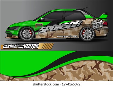 
car graphic background vector. abstract race style livery design for vehicle vinyl sticker wrap 