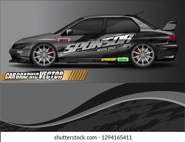 
car graphic background vector. abstract race style livery design for vehicle vinyl sticker wrap 