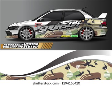 
car graphic background vector. abstract race style livery design for vehicle vinyl sticker wrap 