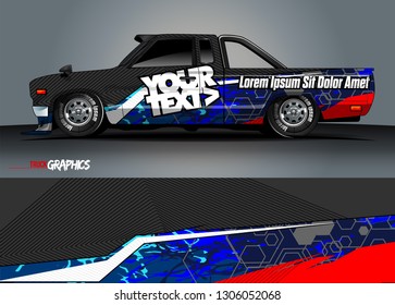 car graphic background vector. abstract lines vector with modern camouflage design concept  for truck and vehicles graphics vinyl wrap 