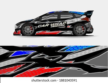vector de fondo gráfico del coche. vector de líneas abstractas con concepto moderno de diseño de camuflaje para vehículos gráficos envolver vinilo 