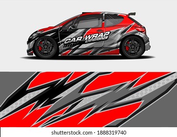 car graphic background vector. abstract lines vector concept  for vehicles graphics vinyl wrap 
