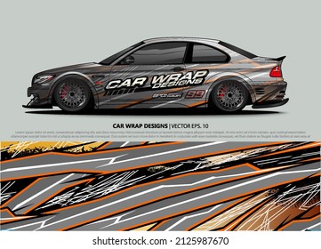 vector de fondo gráfico del coche. vector de líneas abstractas con concepto de diseño de camuflaje moderno para envoltura de vinilo para camiones y vehículos 