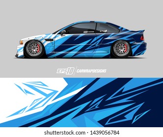 Concepto de diseño gráfico de camión. Antecedentes de carreras abstractos para envolver vehículos, camiones de carreras, camioneta, coches de recogida y rodaje.