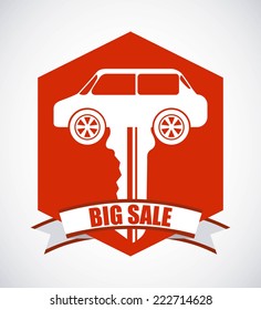 car graphic design , vector illustration
