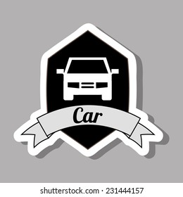 car graphic design , vector illustration