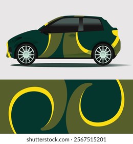 Car  graphic vector. abstract grunge background design for vehicle vinyl wrap and car branding.