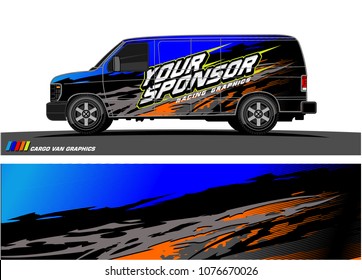 
Car graphic vector. abstract racing shape with modern camouflage design for vehicle vinyl wrap 
