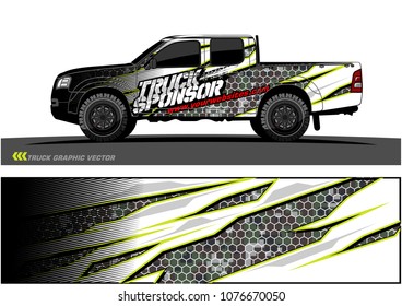 
Car graphic vector. abstract racing shape with modern camouflage design for vehicle vinyl wrap 

