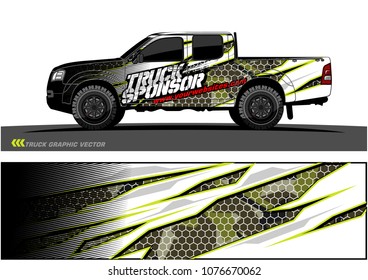 
Car graphic vector. abstract racing shape with modern camouflage design for vehicle vinyl wrap 
