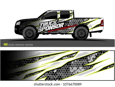 
Car graphic vector. abstract racing shape with modern camouflage design for vehicle vinyl wrap 
