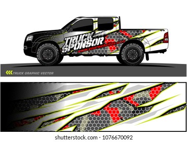 
Car graphic vector. abstract racing shape with modern camouflage design for vehicle vinyl wrap 

