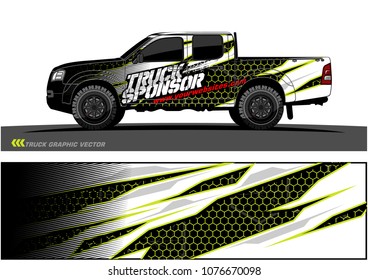 
Car graphic vector. abstract racing shape with modern camouflage design for vehicle vinyl wrap 
