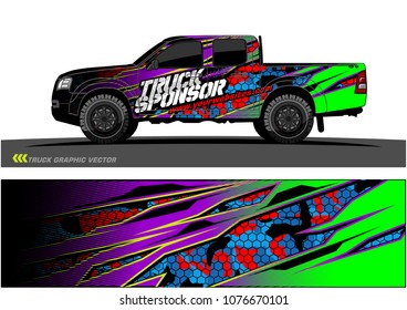 
Car graphic vector. abstract racing shape with modern camouflage design for vehicle vinyl wrap 
