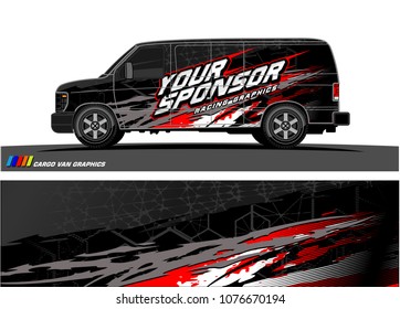 
Car graphic vector. abstract racing shape with modern camouflage design for vehicle vinyl wrap 

