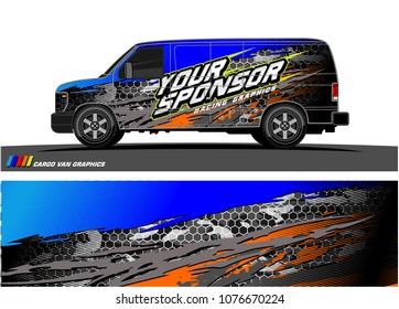 
Car graphic vector. abstract racing shape with modern camouflage design for vehicle vinyl wrap 
