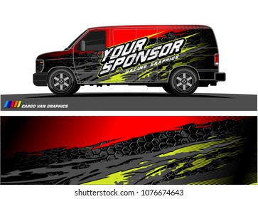 
Car graphic vector. abstract racing shape with modern camouflage design for vehicle vinyl wrap 
