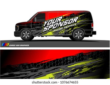 
Car graphic vector. abstract racing shape with modern camouflage design for vehicle vinyl wrap 
