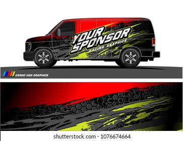 
Car graphic vector. abstract racing shape with modern camouflage design for vehicle vinyl wrap 
