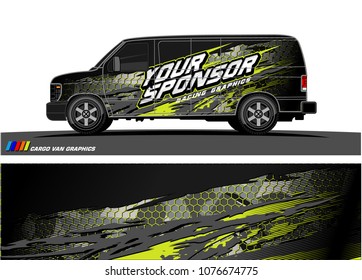 
Car graphic vector. abstract racing shape with modern camouflage design for vehicle vinyl wrap 
