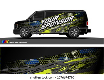 
Car graphic vector. abstract racing shape with modern camouflage design for vehicle vinyl wrap 
