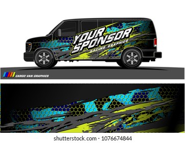 
Car graphic vector. abstract racing shape with modern camouflage design for vehicle vinyl wrap 
