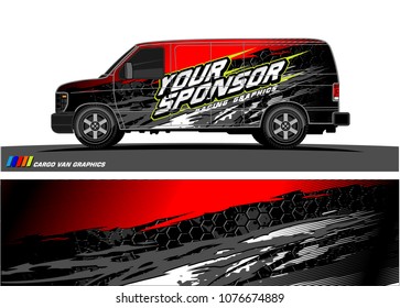 
Car graphic vector. abstract racing shape with modern camouflage design for vehicle vinyl wrap 
