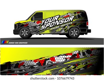 Car graphic vector. abstract racing shape with modern camouflage design for vehicle vinyl wrap 
