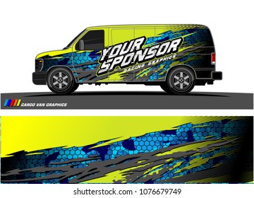 Car graphic vector. abstract racing shape with modern camouflage design for vehicle vinyl wrap 
