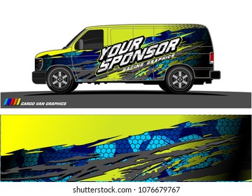 Car graphic vector. abstract racing shape with modern camouflage design for vehicle vinyl wrap 
