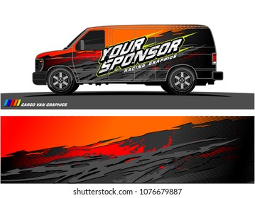 Car graphic vector. abstract racing shape with modern camouflage design for vehicle vinyl wrap 
