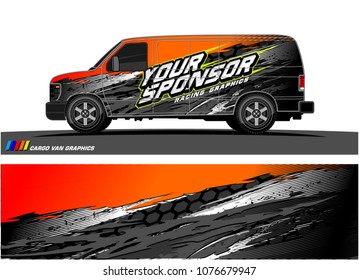 Car graphic vector. abstract racing shape with modern camouflage design for vehicle vinyl wrap 
