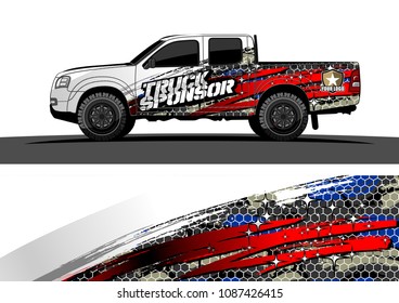 car graphic vector. abstract racing design with modern camouflage for vehicle vinyl wrap 