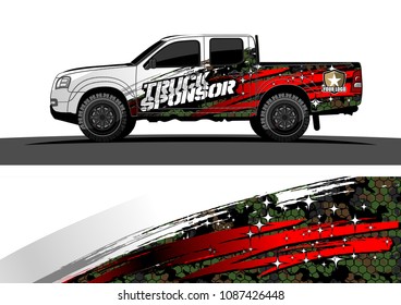 car graphic vector. abstract racing design with modern camouflage for vehicle vinyl wrap 