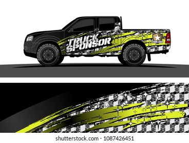 car graphic vector. abstract racing design with modern camouflage for vehicle vinyl wrap 