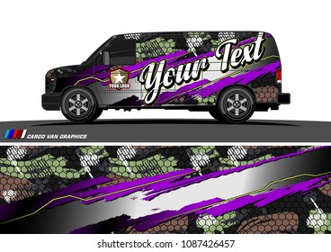 car graphic vector. abstract racing design with modern camouflage for vehicle vinyl wrap 