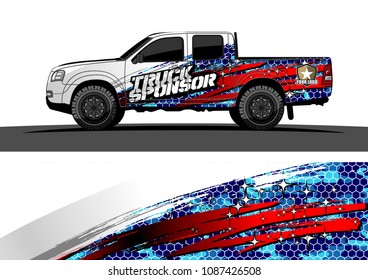 car graphic vector. abstract racing design with modern camouflage for vehicle vinyl wrap 