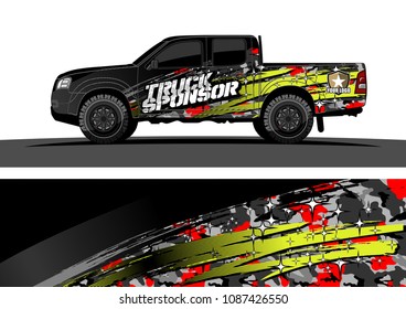 car graphic vector. abstract racing design with modern camouflage for vehicle vinyl wrap 