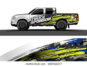 car graphic vector. abstract racing design with modern camouflage for vehicle vinyl wrap 
