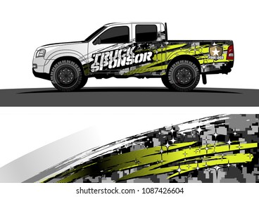 car graphic vector. abstract racing design with modern camouflage for vehicle vinyl wrap 