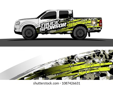 car graphic vector. abstract racing design with modern camouflage for vehicle vinyl wrap 
