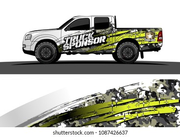car graphic vector. abstract racing design with modern camouflage for vehicle vinyl wrap 