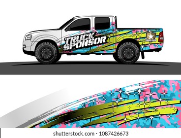car graphic vector. abstract racing design with modern camouflage for vehicle vinyl wrap 