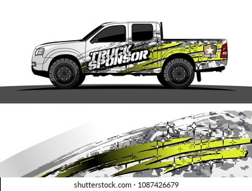 car graphic vector. abstract racing design with modern camouflage for vehicle vinyl wrap 